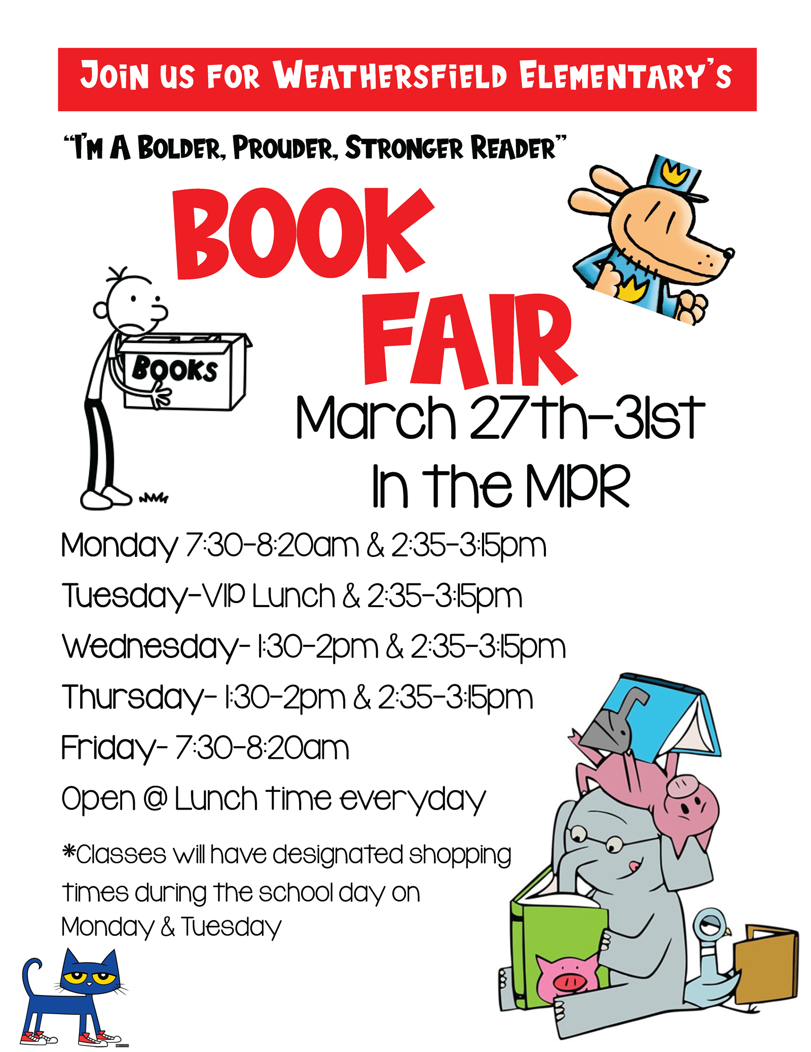  Book Fair Hours